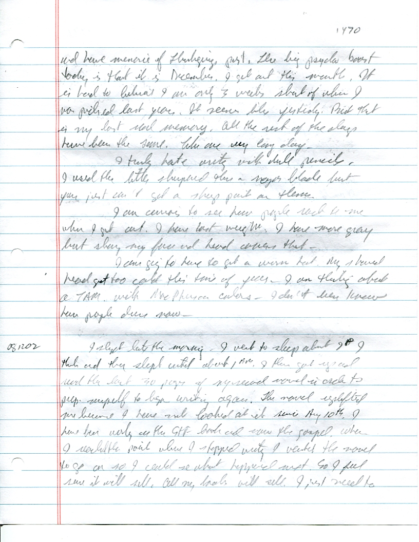 Dr John WorldPeace 2008 Prison Journal